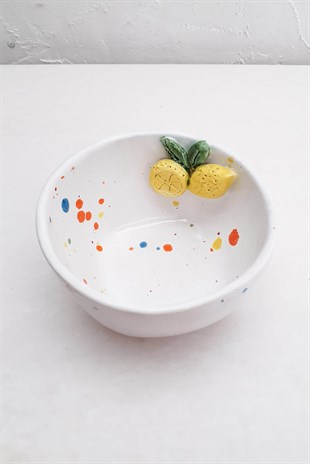 Limon Mini Kase - Seramik - El Yapımı