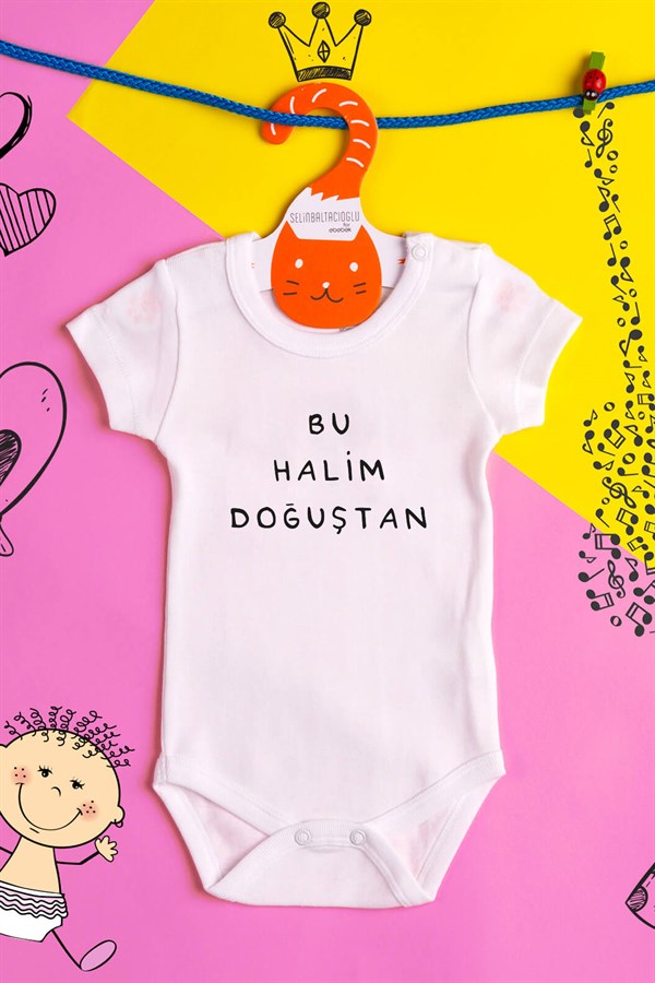 Türkçe Baskılı Bebek Zıbını - Bu Halim Doğuştan